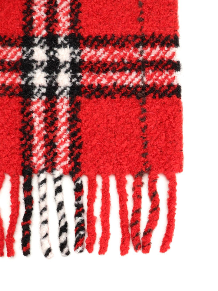 Burberry Scarf With Fringes Scarves And Foulards - Red | 4ab1999f3f6e2b525a5a94392942f79e3b7e4f00