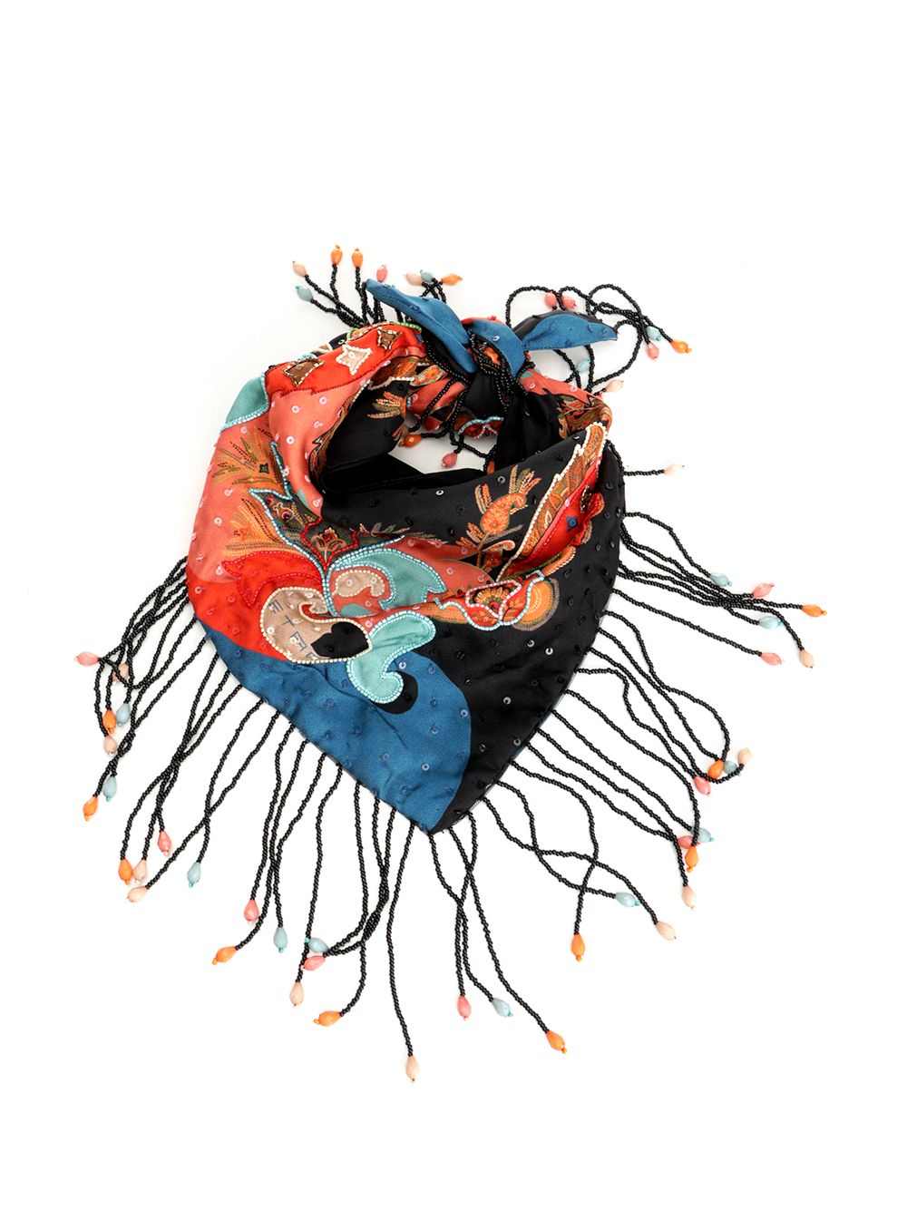 Etro Silk Scarf With Print Scarves And Foulards - Multicolor | 29cb8f10d19c69cdcadaac61759a66669680a1f6