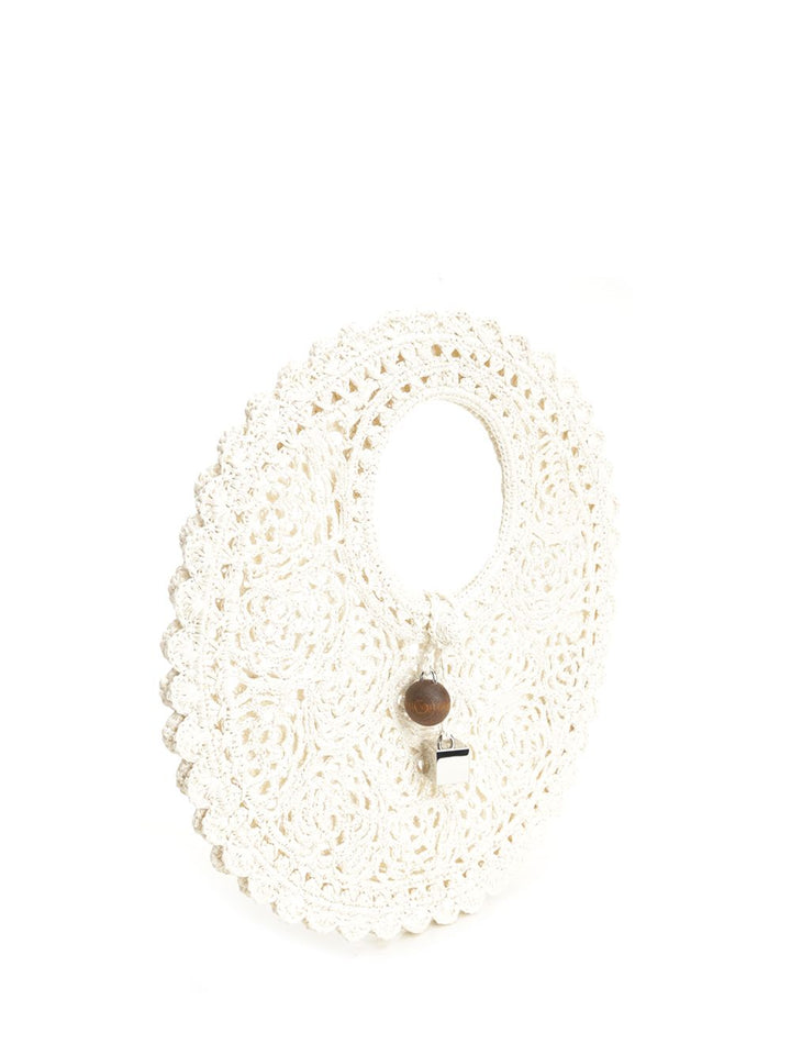 Jacquemus Le Petit Rond Handbag Handbags - White | fbf3e290b60ea18d93a6e5cee2b10210bca68221