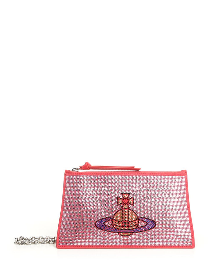 Vivienne Westwood Decorated Clutch Bag Clutches - Rose | 47e0a346ddebc61ced125abc2ecf1346fca51bc2