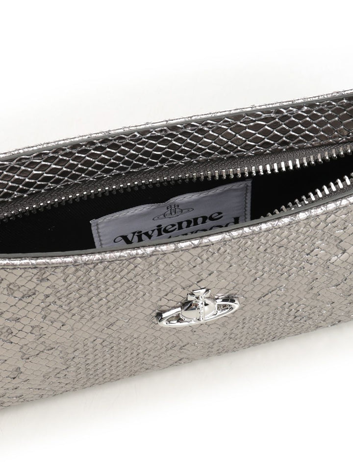Vivienne Westwood Tasha Shoulder Phone Bag Shoulder Bags - Grey | 8812642b7ee454a0dbaac49fcc4544d2a79fbeca