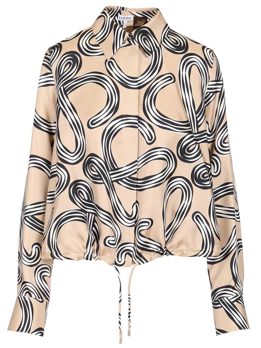 Loewe Silk Balloon Shirt Shirts - Beige | aa15f6826c9298b85bb06e113d9fe1b2f4cc61c4