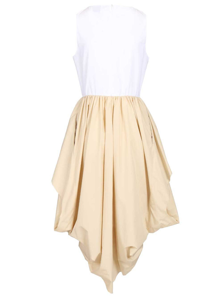 Loewe Cotton Dress Dresses - White | bfca7604ccfec2638993ea3e677ebeb434c8b9a1