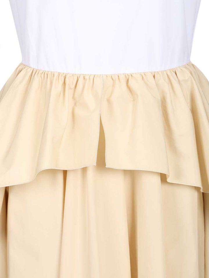 Loewe Cotton Dress Dresses - White | 0718c37a5d7b746e3aa2002f4bc85fc10a7cf7f1