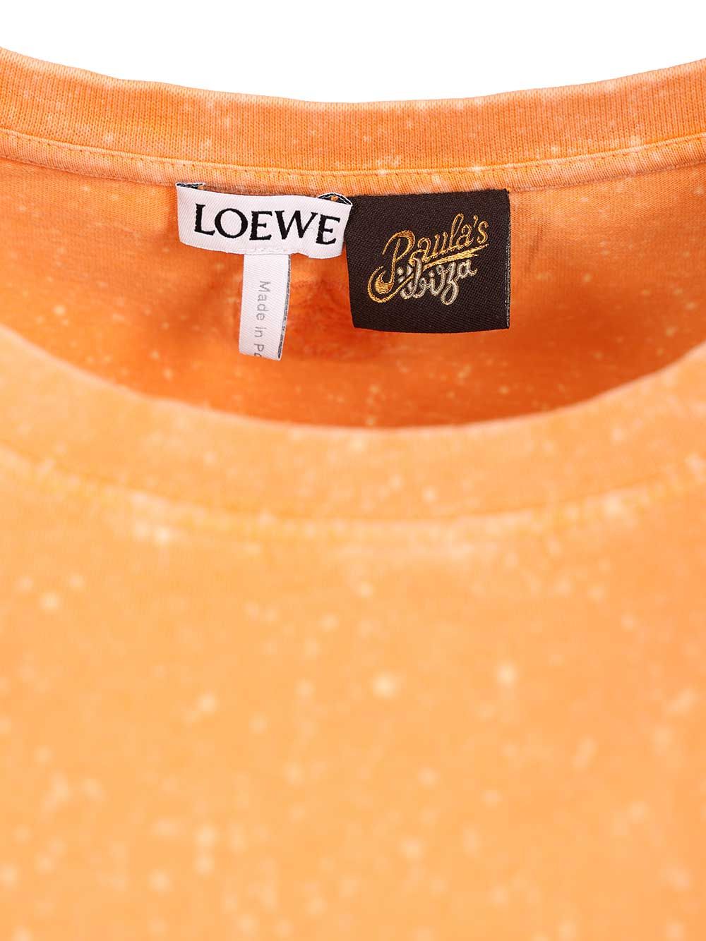 Loewe Loose-Fit Cotton T-Shirt - Orange | 269c755b9e8ccd402d31d6019b5eb4ca04cd4683
