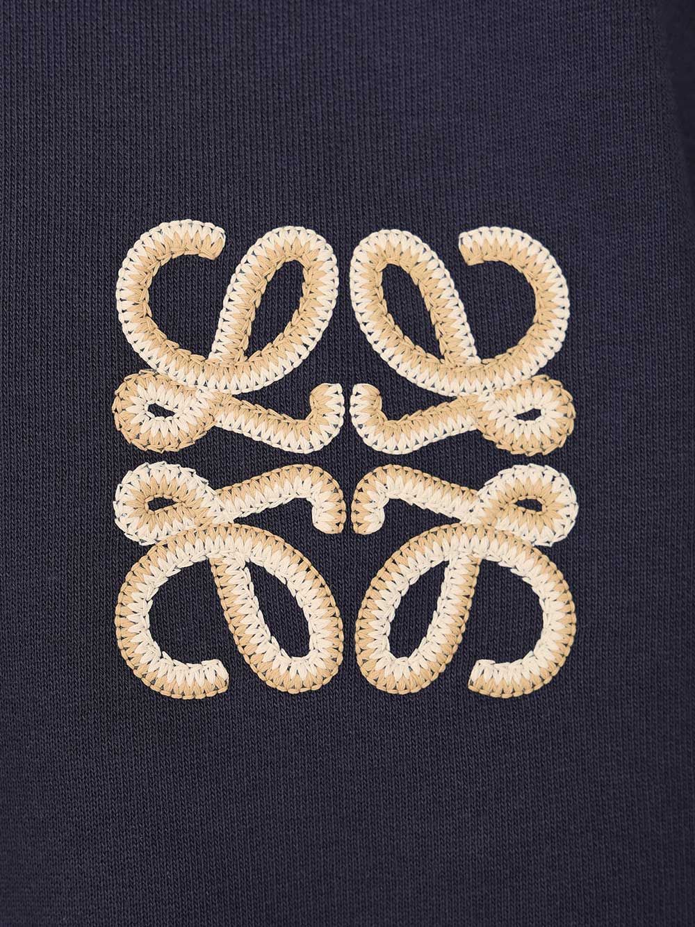 Loewe Cotton Hoodie Sweatshirts - Blue | 7cc56f0ed0de249469d1b1f26490a40b513b17bd