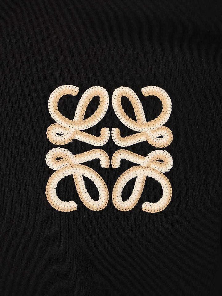 Loewe Relaxed Fit Cotton T-Shirt - Black | 603790fc6fe4308d21da48aef0c09b6dac128628