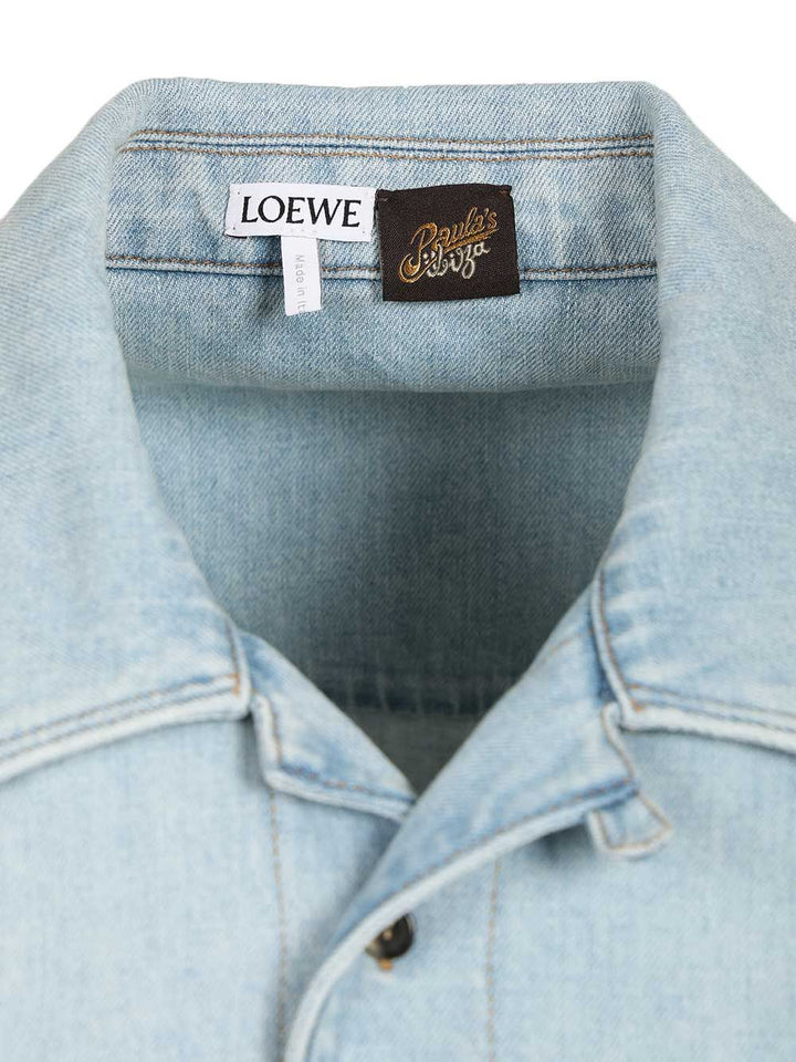 Loewe Short-Sleeved Shirt Shirts - Light blue | 0806fc88218e338379db040045fe8117ea0f4d3d