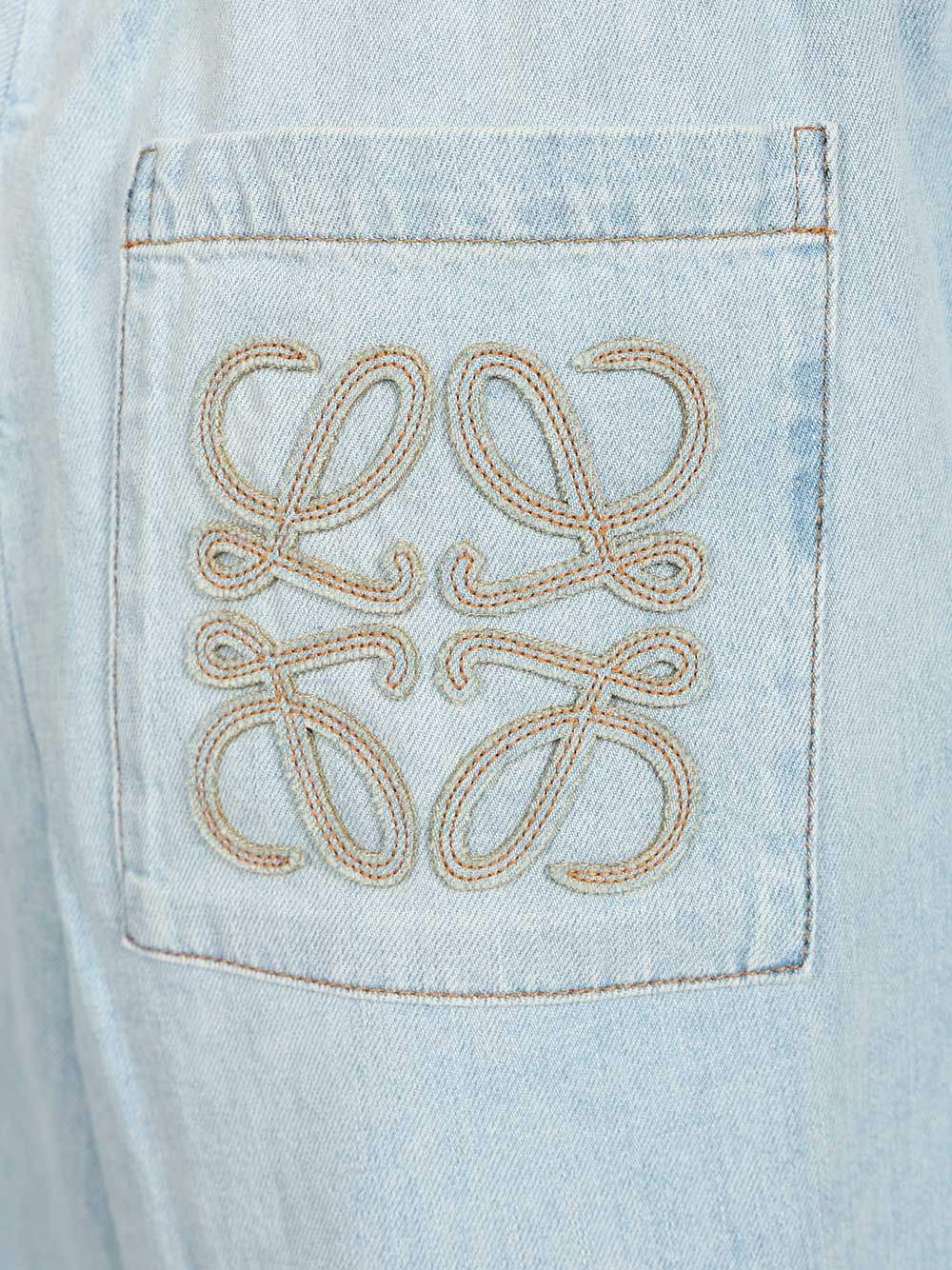 Loewe Drawstring Trousers - Light blue | 23d24fb044801bcaec4b00e4882ec3d0f8849441