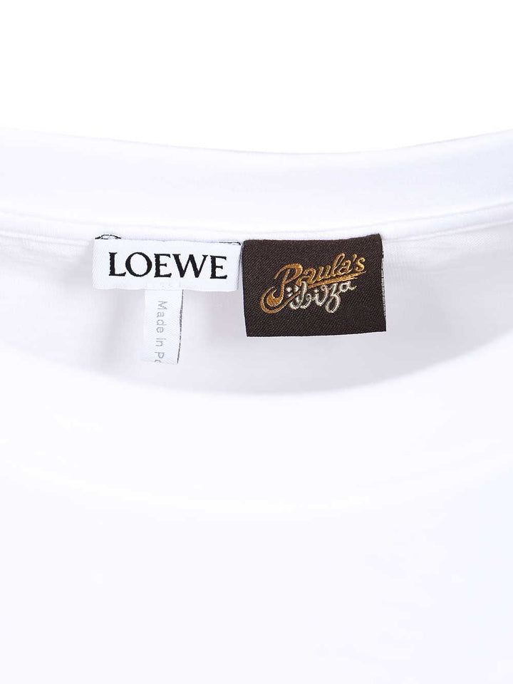 Loewe Boxy Fit Cotton T-Shirt - White | 35377b4ea7f9555e3288a99a7dbc39d7339850d9