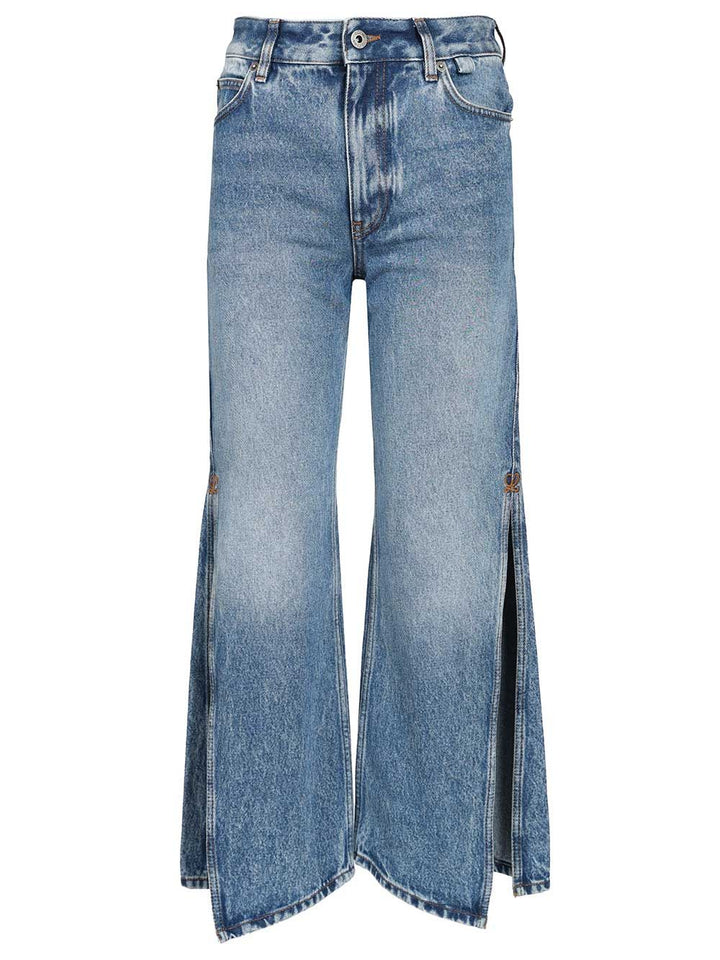 Loewe Slit Trousers Jeans - Blue | d2beb0cccc1425174d88ffc533f871e0c076dc41