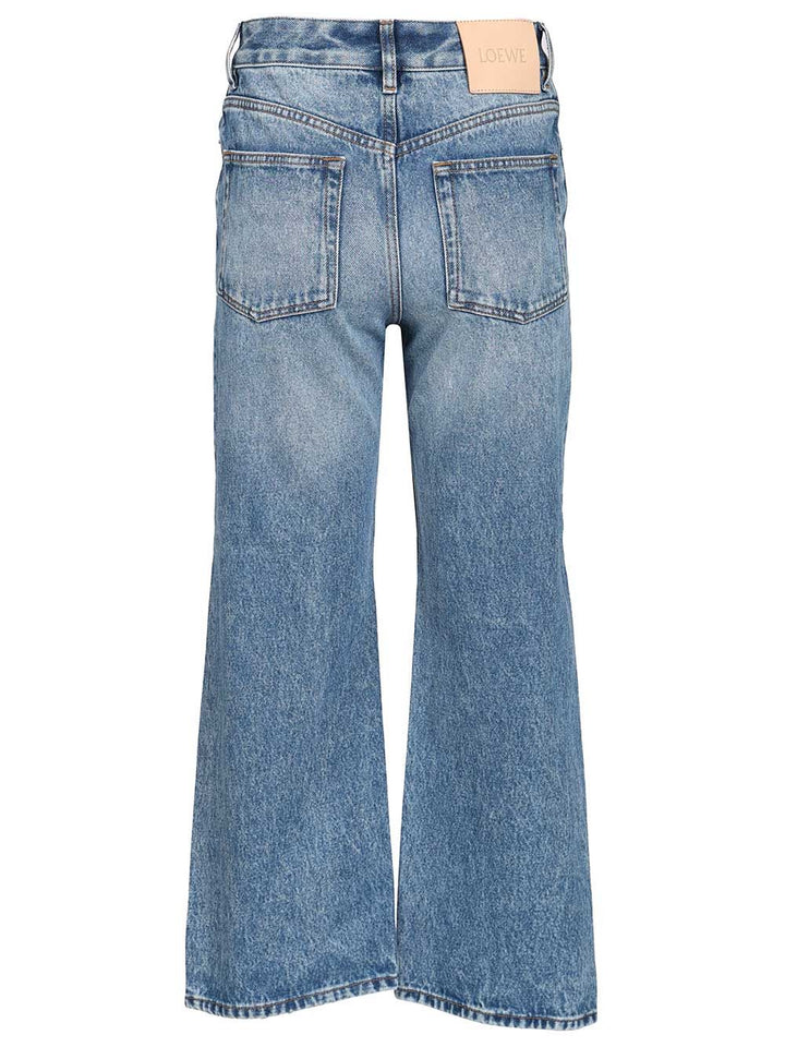 Loewe Slit Trousers Jeans - Blue | 43d1424a22e0337b3382fb57a5dcfcfa78829379