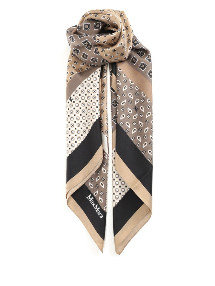 Max Mara Maxi Square Scarves And Foulards - Beige | d8da6f689f67673fb8f4a28835de0be1dd01a846