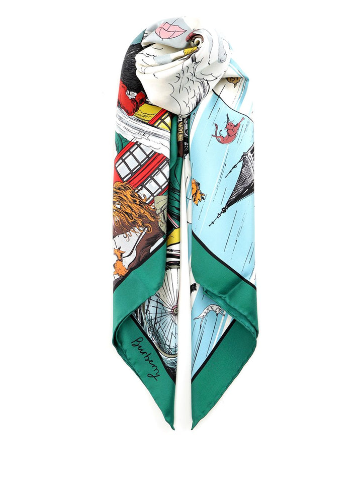 Burberry Silk Scarf Scarves And Foulards - Multicolor | 13f66e295e4fbf2bf9dc583d90c846a2ec649c3a