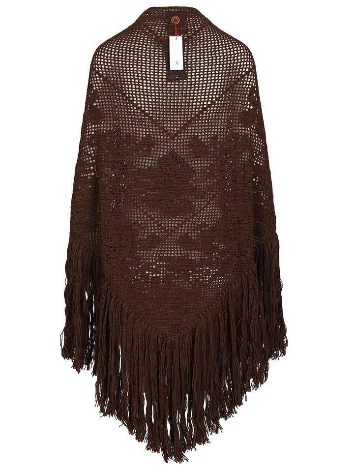 Chiarais Scialle Peonia 100% Alpaca Scarves And Foulards - Brown | 4f69c96bc089c98e7dbc4059765d9b3daa023611