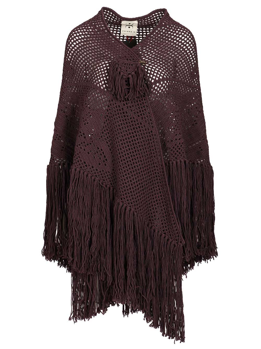 Chiarais Peony Shawl Scarves And Foulards - Bordeaux | a6d98bfca5f4e542606a34683c398ee5d6735892