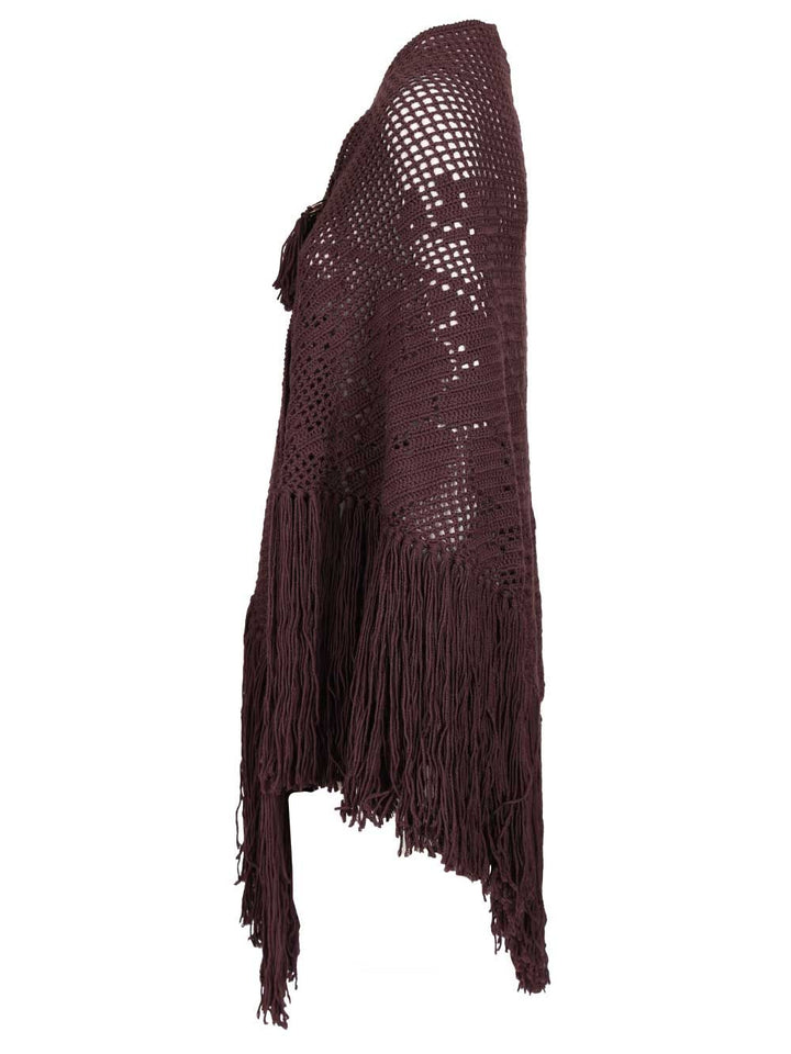 Chiarais Peony Shawl Scarves And Foulards - Bordeaux | bc0359e6aa54b9da986ea35d2a0399d855c6b45c
