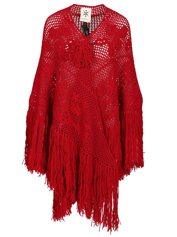 Peony Shawl Scarves And Foulards Red
