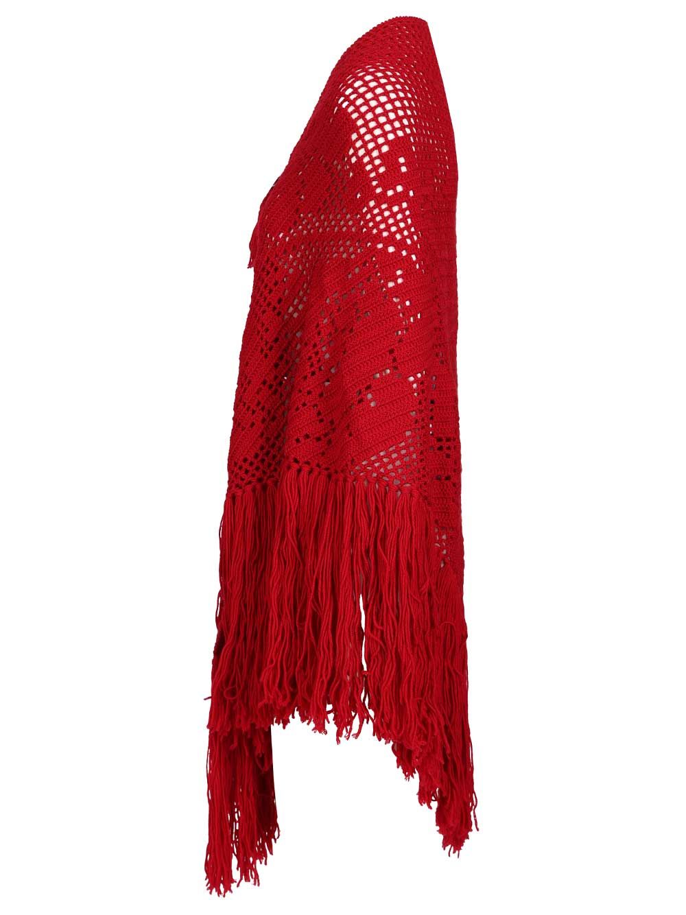 Chiarais Peony Scarves And Foulards - Red | 74ca617c0095e02a119a38fea6ce878a4b0ca52d
