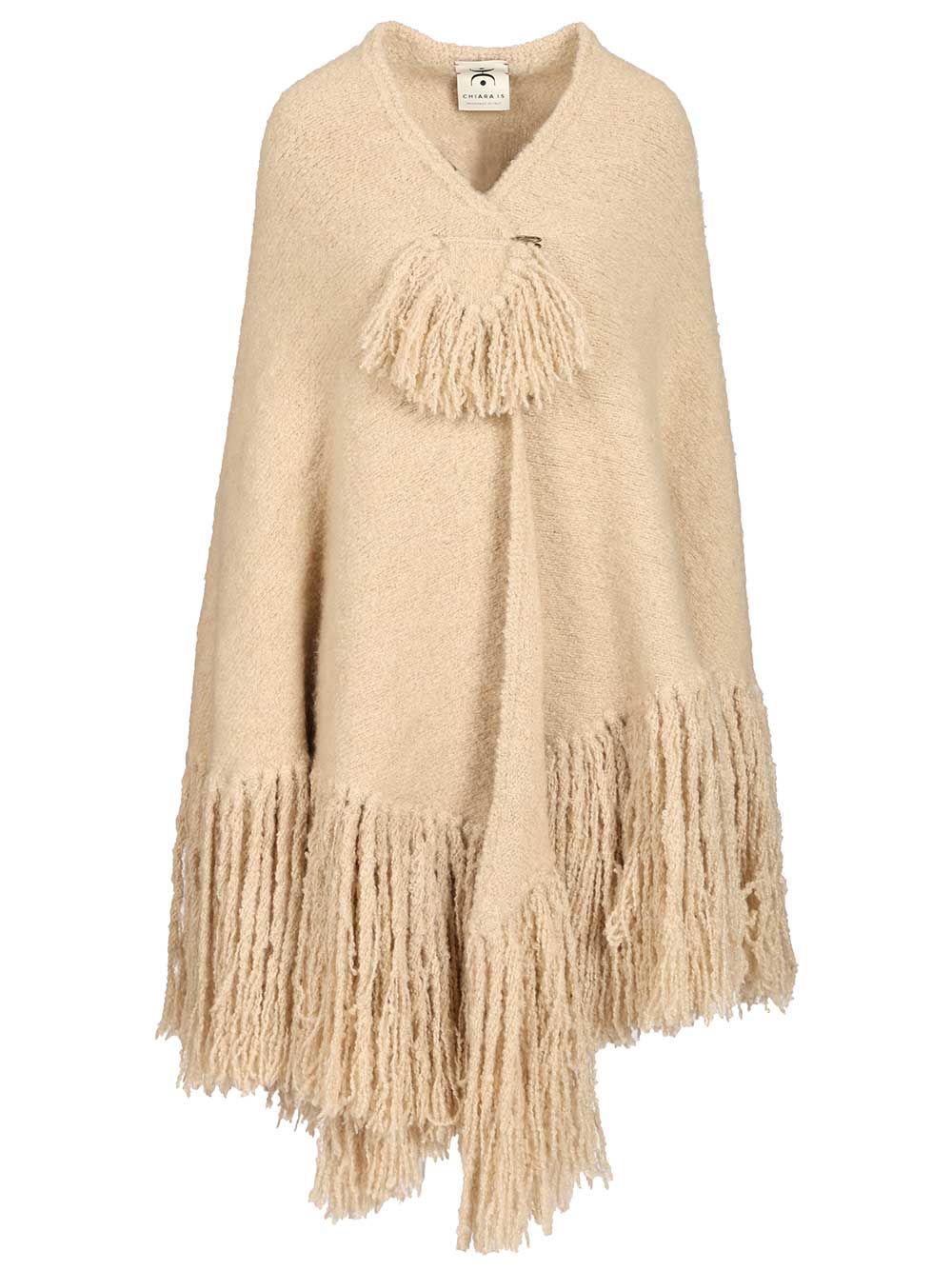 Chiarais Manta Shawl Scarves And Foulards - Beige | 7f39e83828a2e842c57272ee7668a659eb12e42c