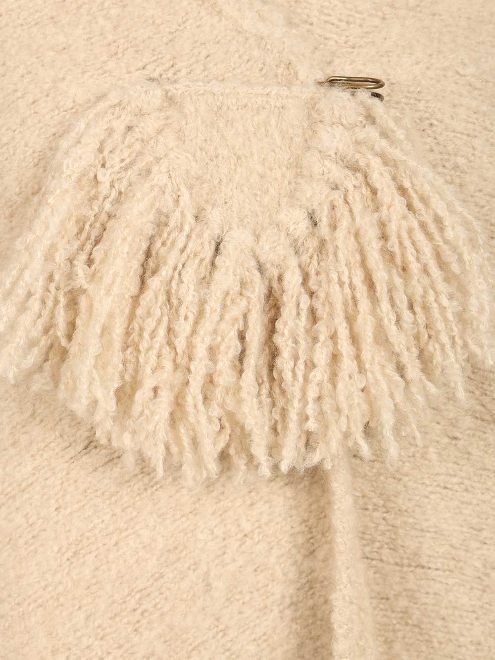 Chiarais Manta Shawl Knitwear - Beige | 1295542f369492661f6fe8fb65371f8625ef4738