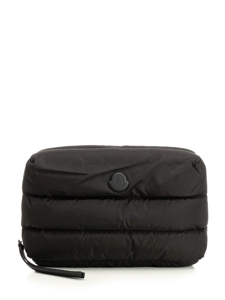 Moncler Caradoc Quilted Beauty Case Small leather goods - Black | 05a6e30f2dd2170ea2e4979544e303fe9428829e