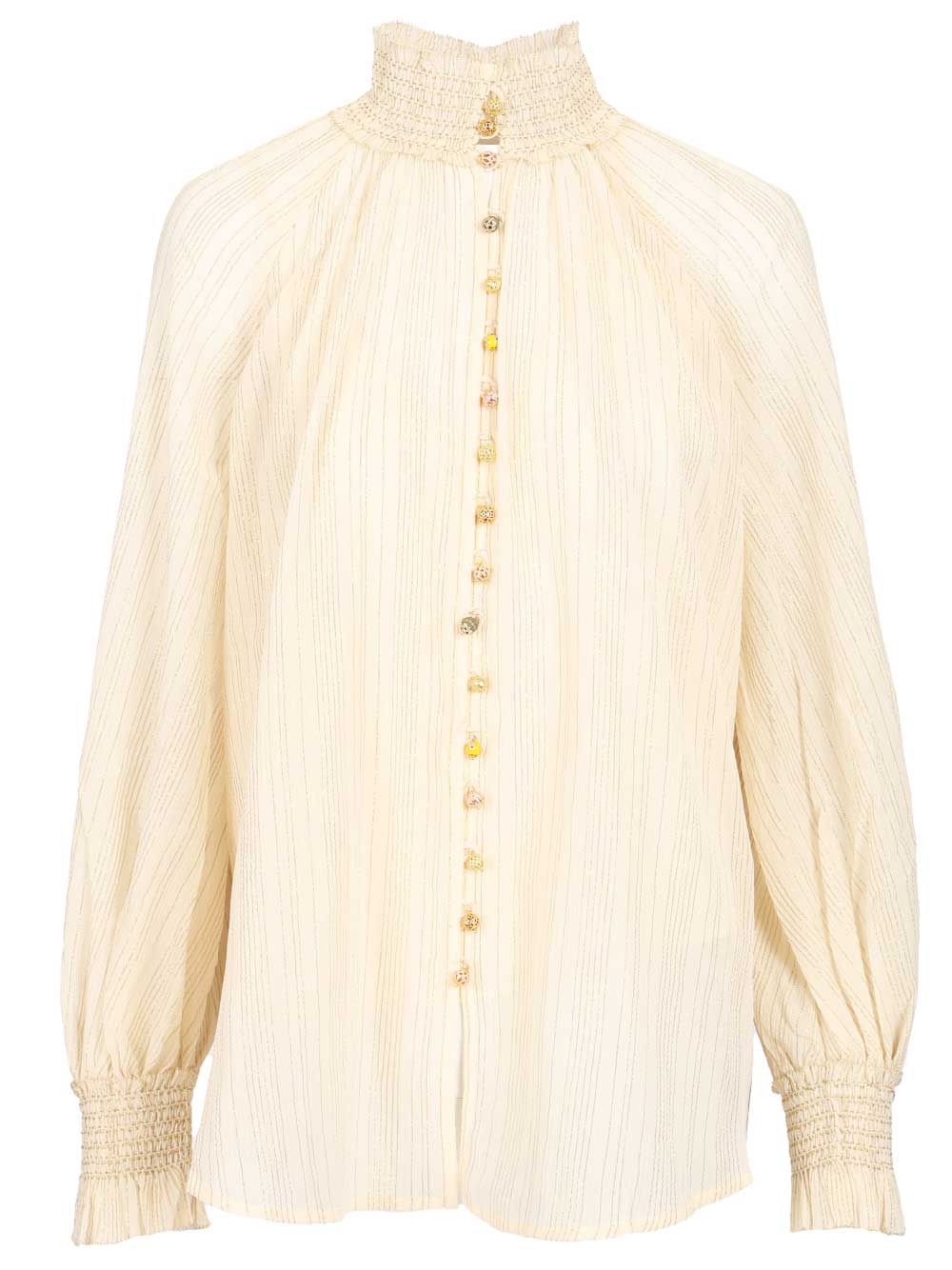 Zimmermann Aster Shirts - White | e3c07a6e6163a33ba74b84f6a874cd15bb42cdf6