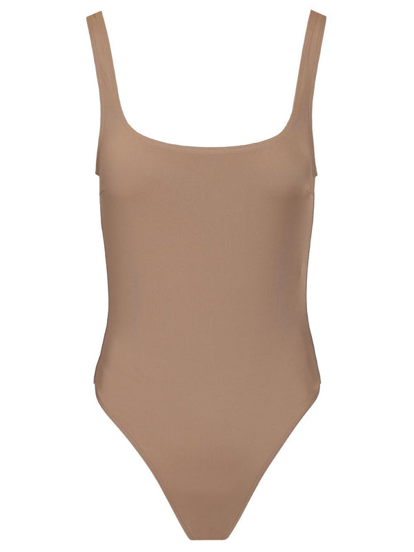 Nineties Maillot Swimwear Beige
