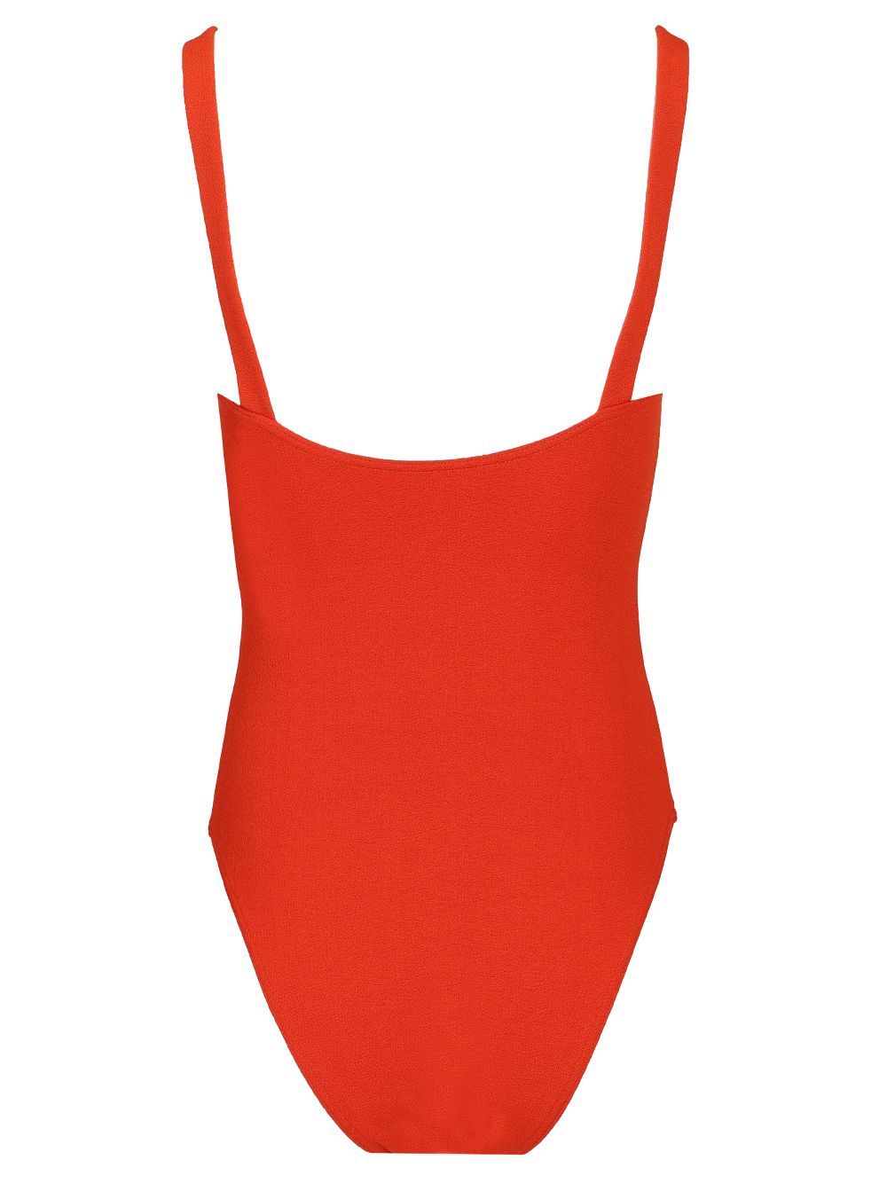 Matteau Maillot Square Neckline Costume Swimwear - Red | 37635aff29b9b92e6dd7446f51905a038d84302d