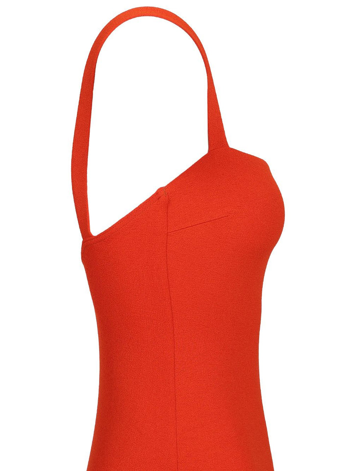 Matteau Maillot Square Neckline Costume Swimwear - Red | bea5b2d5985dde6a4749ad866592ba72e1b1655b
