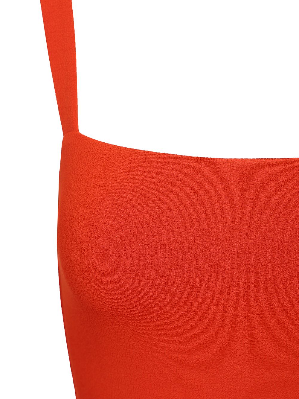 Matteau Maillot Square Neckline Costume Swimwear - Red | eed09c464e950639bc2dbfba9af2a14ca4f2469a