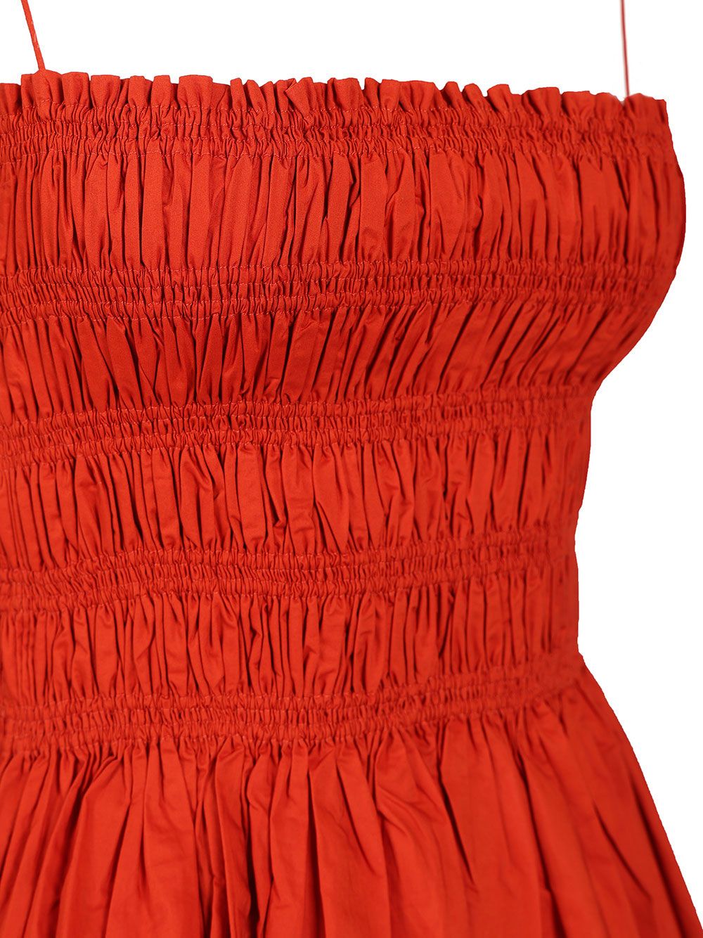 Matteau Shirred Bodice Mini Dress Dresses - Red | ffe261d8357fef337cafe5e1cf19303420f40188