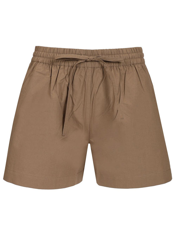 Relaxed Short Trousers Beige