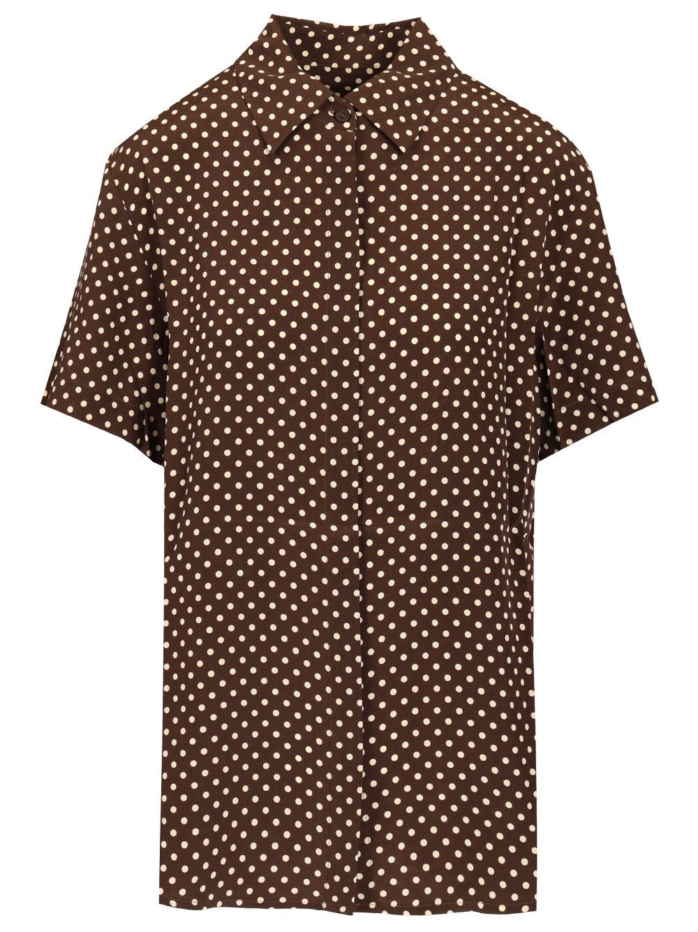 Short Sleeve Shirt Shirts Brown