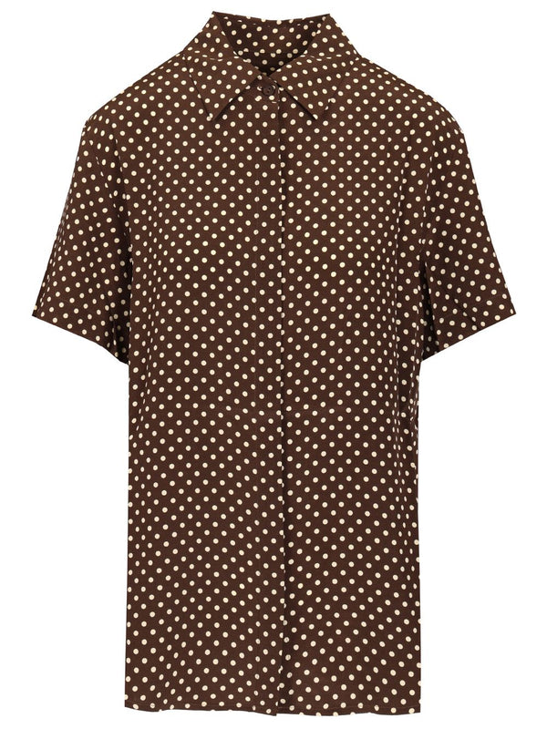 Short Sleeve Shirt Shirts Brown