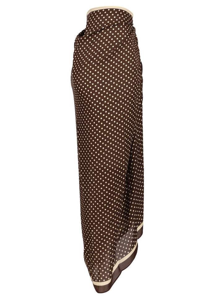 Matteau Silk Sarong Skirts - Brown | 3a91564472938643e9f4323ddf9b2d461b97c402