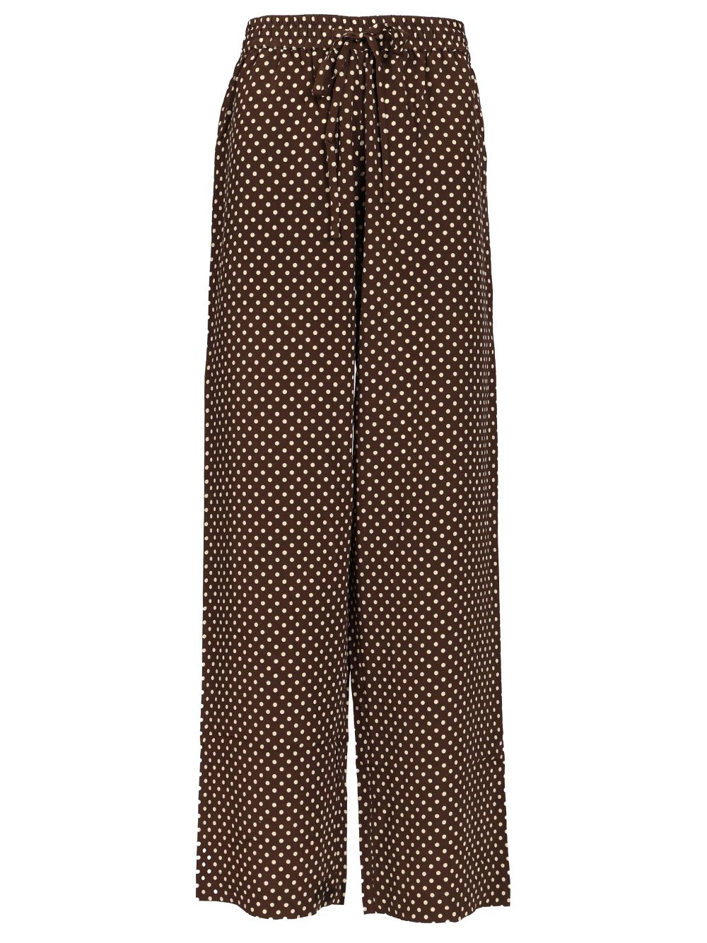 Drawstring Trouser Trousers Brown