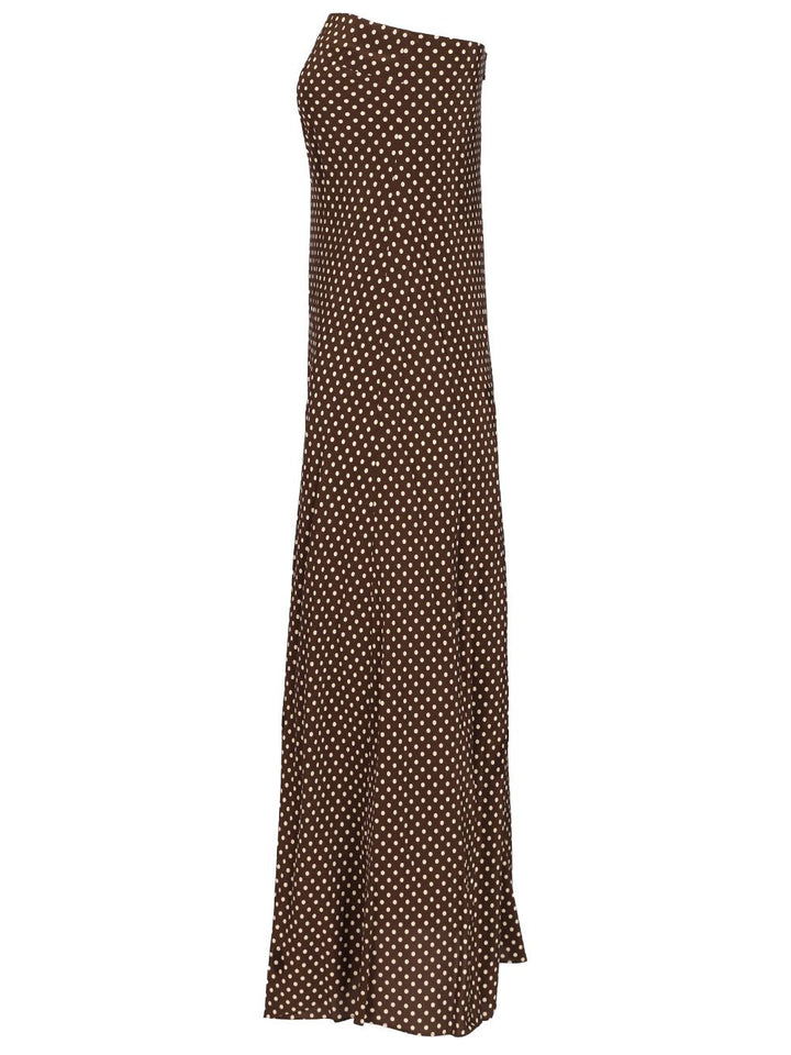 Matteau Bias Column Dress Dresses - Brown | 48323762f99c38dd6065c0754e1bccaa81f96075