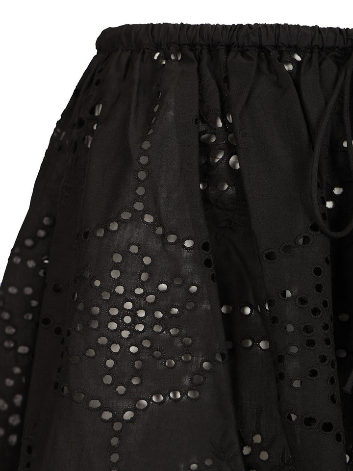 Matteau Broderie Mini Skirt Skirts - Black | f64ca475361975e268d75feccab4c21538eb7603