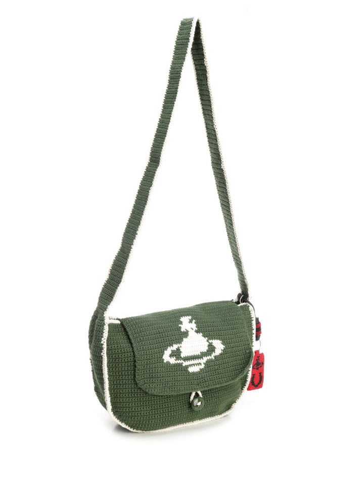 Vivienne Westwood Lucky Halfmoon Shoulder Bags - Green | 2a7f90e87023dbdbe05f5897ea29bfbd06bcf685