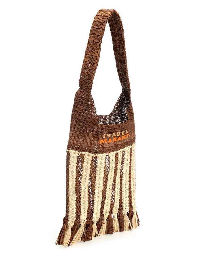 Isabel Marant Praia Shoulder Bags - Brown | 7c279bbaaeb35eef87ba7778507396ee95612d2c