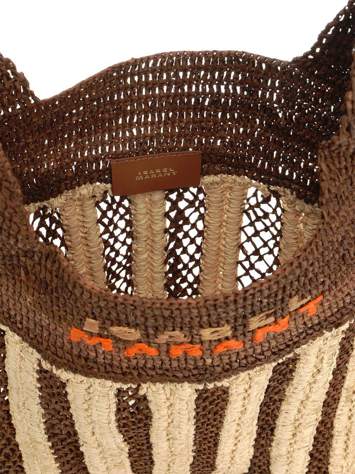 Isabel Marant Praia Shoulder Bags - Brown | 0368b977b738ae3a34957fd0aa384b03d7dc4677