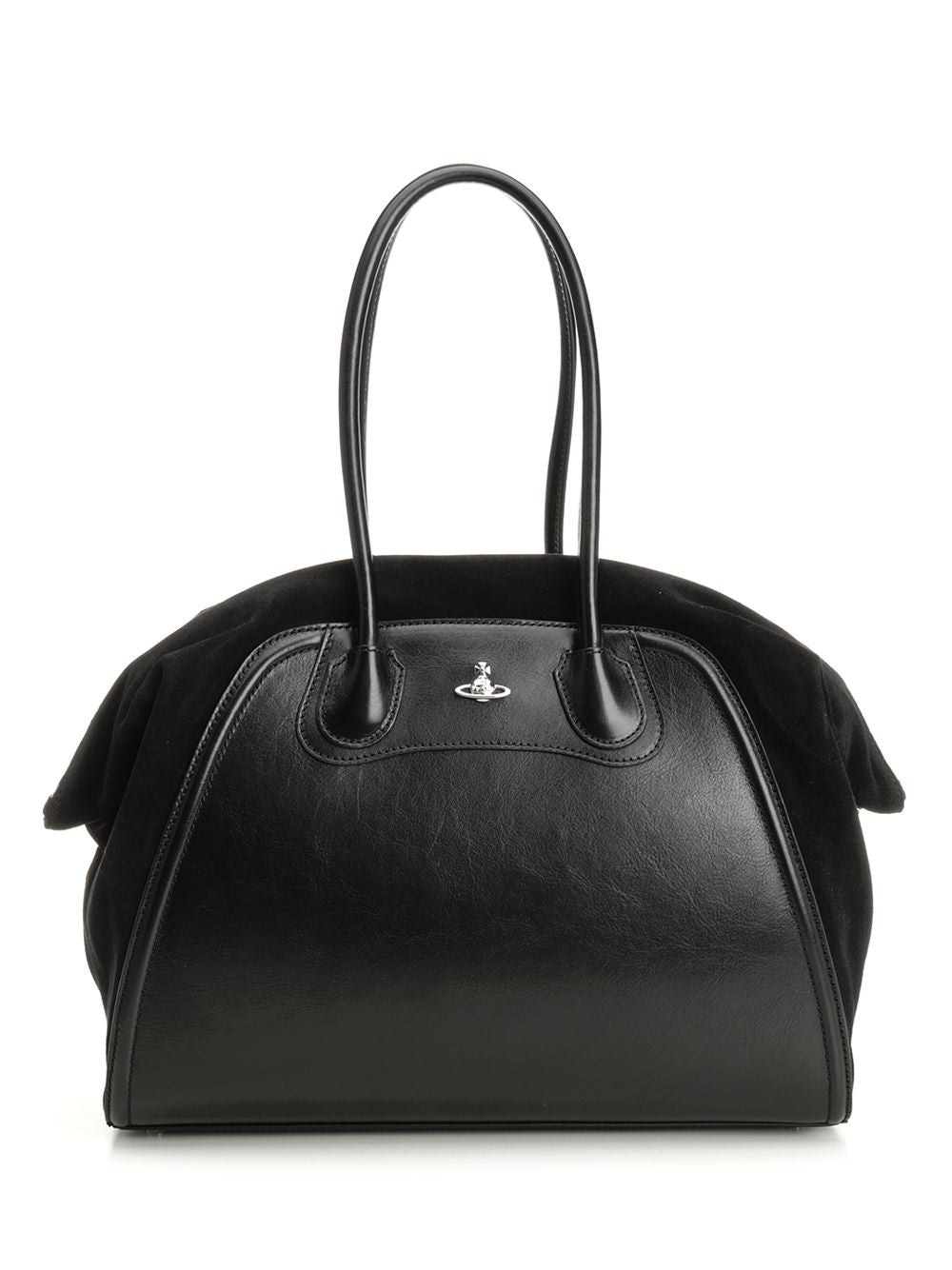 Vivienne Westwood Shirley Shoulder Bags - Black | 4fc59289375357f52085842a8ada0f5ffda2b3f7