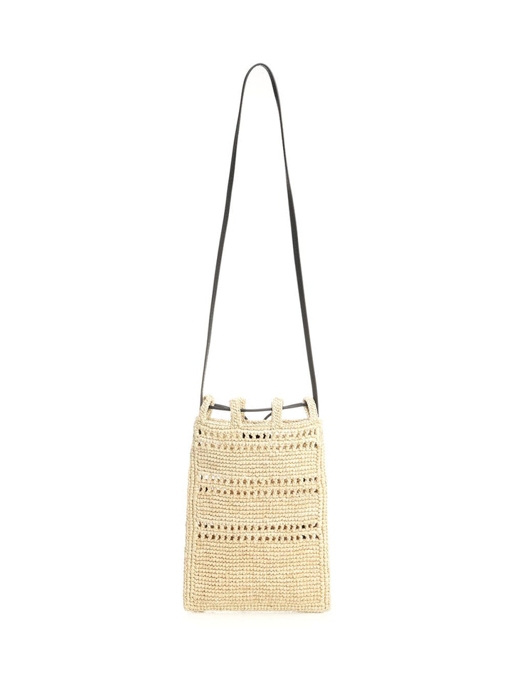 Loewe Raffia Drawstring Pocket Crossbody Bags - Beige | 05f08a6d6f59f6b31eb2f015a9dc44ccff8eccd1