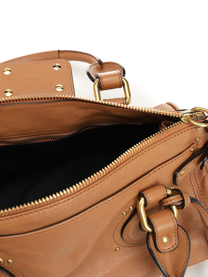 Chloe' Paddington Shoulder Bags - Brown | f5da7bed60c98217f0682086642b46d886abeb95