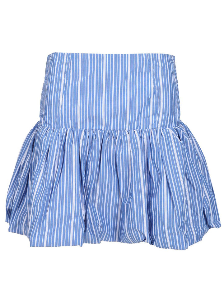 Ganni Striped Skirt Skirts - Light blue | 3fbdbe48dd927db1f012619de41095f0cf9c0347