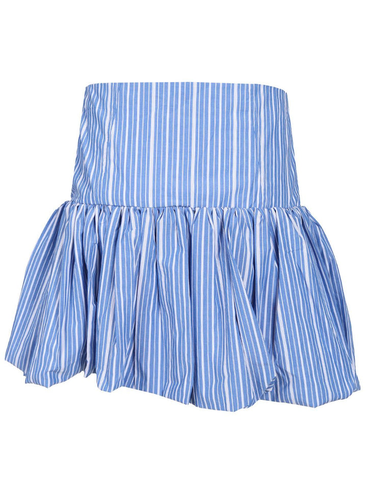 Ganni Striped Skirt Skirts - Light blue | af093d79674080d73facf4132bae634fb0fabb16