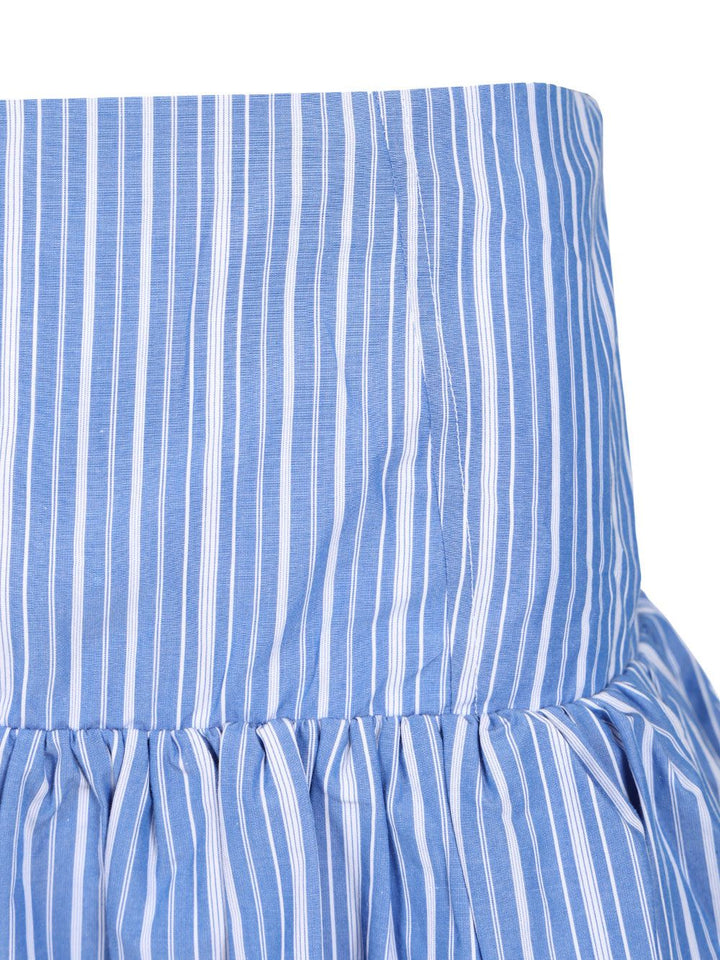 Ganni Striped Skirt Skirts - Light blue | 3e273a2ab03461bc3340716432568f0cc89bb6f8