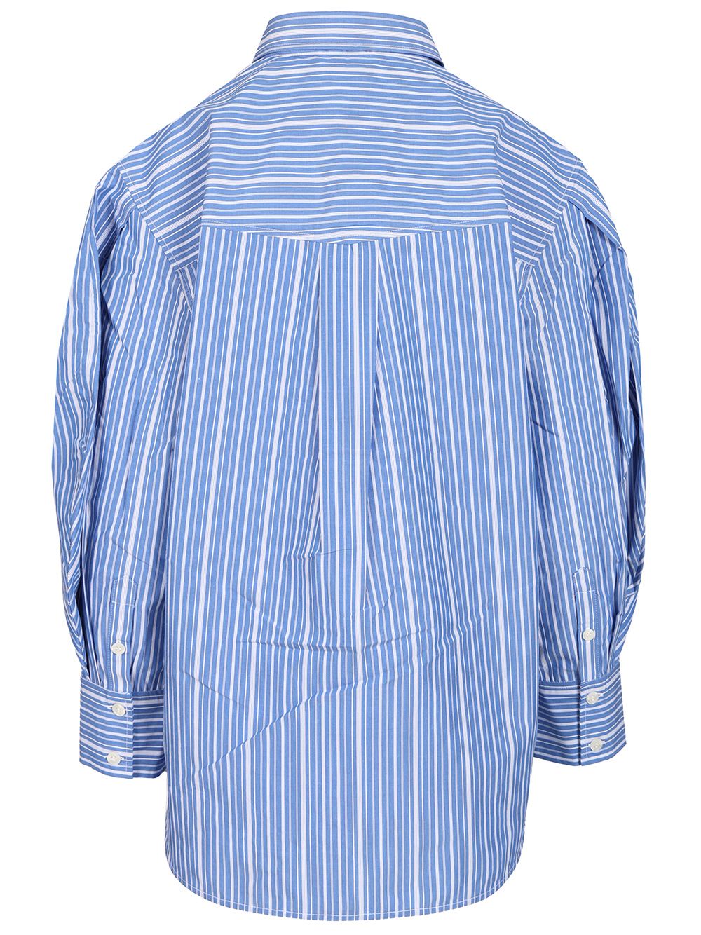 Ganni Striped Shirt Shirts - Light blue | e039cb2a8e8a9497305d6d9be68c5958be06deed