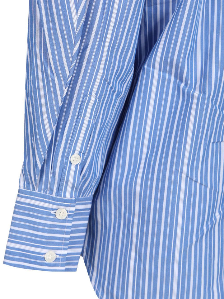 Ganni Striped Shirt Shirts - Light blue | 31e3a2fdf40f3f2e4a74146c99af2bee628c60f1
